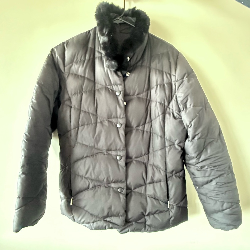 Down filled Black puffer coat
